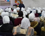 الشرطة تنظم محاضرات توعية وارشاد  في مدرسة بنات فاطمة الزهراء الثانوية في بلدة الجيب