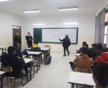 الشرطة تعقد محاضرات بالتوعية الشرطية لطلاب مدارس بلعا في طولكرم