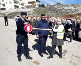 الشرطة تباشر بتشكيل فرق الأمان على الطرقات بمدرسة فاطمة الزهراء في بيت لحم