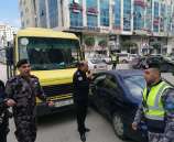 الشرطة والأجهزة المختصة تنفذ مناورة تدريبية تحاكي وقوع حادث سير في الخليل