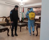 الشرطة تنظم حملة تعقيم للسفارات في رام الله