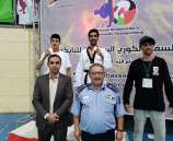 الشرطة تفوز بميدالية ذهبية وتكريم لشرطة حراسات رام الله