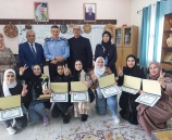 تكريم طالبات مدرسة بنات كفل حارس الثانوية لفوزهن بمسابقة مجتمعية على مستوى الوطن العربي