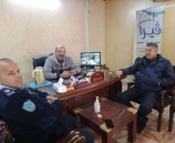الشرطة تزور بلدة نزلة عيسى وتلتقي مع عدد من المؤسسات في  طولكرم.