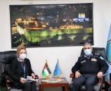 إجتماع السيد اللواء يوسف الحلو مدير عام الشرطة برئيسة بعثة الشرطة الأوروبية في رام الله