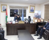 السيد اللواء يوسف الحلو يزور مديرية شرطة محافظة رام الله والبيرة ويجتمع بمديري الإدارات والأقسام .