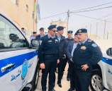 اللواء يوسف الحلو يسلم 4 مركبات لدوريات الشرطة في رام الله