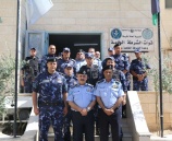 سيادة اللواء يوسف الحلو مدير عام الشرطة اثناء تفقده الشرطة في محافظة جنين تميز الأداء الشرطي يعزز العلاقة مع المواطن