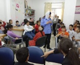المركز المتنقل يلتقي اطفال مخيم نور الحق في الخليل