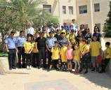 الشرطة تستضيف اطفال مخيم صيفي في كلية فلسطين للعلوم الشرطية