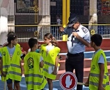 الشرطة تنظم يوماً مرورياً لأكثر من 150 طفلاً بمخيم المتطوع الصغير الصيفي في بيت لحم