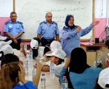 الشرطة تواصل تنظيم محاضرات التوعية الشرطية للمخيمات الصيفيه في قلقيلية