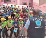 الشرطة تقدم التوعية والارشاد الشرطي للمخيمات الصيفية في طولكرم