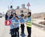 الشرطة تنظم يوم مروري ميداني للمشاركين بمخيم الشرطي الصغير في بيت لحم
