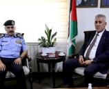 اللواء يوسف الحلو مدير عام الشرطة يلتقي معالي  المهندس مجدي الصالح وزير الحكم المحلي  
