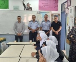 الشرطة تحاضر بأكثر من 50 طالب وطالبة في قرية الرشايدة قضاء بيت لحم
