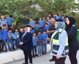 الشرطة تستهدف 200 طالب بالتوعية في نابلس