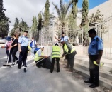 الشرطة تشارك  بفعالية يوم عمل تطوعي بمناسبة يوم التنظيف العالمي في بيت لحم