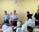الشرطة تلتقي بأكثر من 100 طالب بمدرسة ام سلمونة  بمحافظة بيت لحم