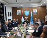 اللواء يوسف الحلو مدير عام الشرطة يلتقي ممثلي 12 مؤسسة شريكة في السلامة المرورية في رام الله 