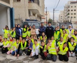 الشرطة تنظم جوة ميدانية للمخيم الشتوي عيون القدس لأقسام مديرية شرطة طولكرم للتعرف على مهامها