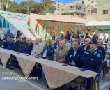 الشرطة تشارك في حفل تخريج المخيم الشتوي ( الاسير محمد داوود )في قلقيلية