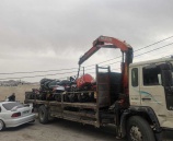 الشرطة تتلف 80 دراجة نارية غير قانونية في بيت لحم