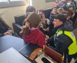 الشرطة تستضيف أطفال روضة  الأوائل في جنين