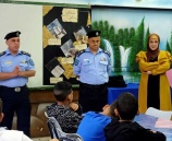 الشرطة تحاضر بطلبة مدرسة الشهداء الأساسية المختلطة  في قلقيلية