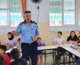 الشرطة تنظم نشاطا توعويا لأطفال مخيم صيفي  في طولكرم  