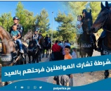 مشاركة الشرطة للمواطنين فرحتهم بحلول عيد الاضحى المبارك
