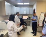 اللواء يوسف الحلو مدير عام الشرطة يطلع على آليات العمل بالمختبر الجنائي والأدلة  الجنائية التابع لجهاز الشرطة 