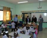 الشرطة تزور مدرسة اساسية للبنات في جنين 