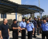 اللواء يوسف الحلو مدير عام الشرطة يتفقد سير العمل بمحافظتي  جنين وطوباس 