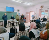 مركز الشرطة المتنقل ينظم محاضرات توعية لفريق متطوعين بلا حدود في طولكرم