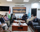 اللواء يوسف الحلو يجتمع مع رئيسة بعثة الشرطة الأوربية في فلسطين