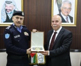 اللواء يوسف الحلو مدير عام الشرطة يلتقي المستشار عبد الغني العويوي رئيس مجلس القضاء الأعلى