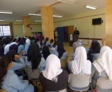 الشرطة تنظم محاضرات توعية في المدارس في جنين