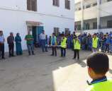 الشرطة  تطلق المرحلة الأولى من دوريات السلامة على الطرق بمدرسة ذكور عقابا الاساسية بطوباس