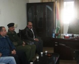 الشرطة تشارك لجنة العلاقات العامة للمؤسسة الأمنية في زيارة قائد منطقة قلقيلية