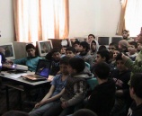 الشرطة تنظم محاضرة توعية لطلاب مدرسة الأمير محمد في الخليل