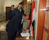 الشرطة تقدم واجب العزاء لسفارة جمهورية مصر العربية في رام الله
