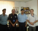 أريحا -وفد من الشرطة الأوروبية يزور مديرية شرطة محافظة أريحا.