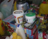 الشرطة تضبط 49صندوق مواد غذائية فاسدة في بلدة الرام