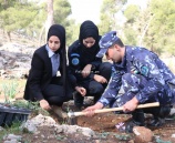 الشرطة ومديرية الزراعة ينظمان حملة لزراعة الأشجار في الخليل