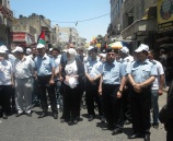 تحت شعار  فلسطين اجمل بلا مخدرات : الشرطة تنظم مسيرة كشفية لمحاربة المخدرات في رام الله