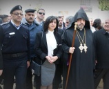 الشرطة تؤمن وتشارك بإستقبال غبطة البطريرك نورهان نانوفيان في بيت لحم
