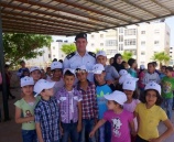 الشرطة تفتح المخيم الصيفي "متضامنون مع اطفال اليرموك"  في ضواحي القدس