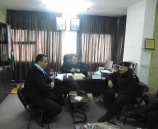 مدير شرطة طولكرم يزور عدد من المؤسسات في المحافظة