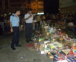 شرطة رام الله بالتعاون مع البلديات تفتتح سوقا للبسطات